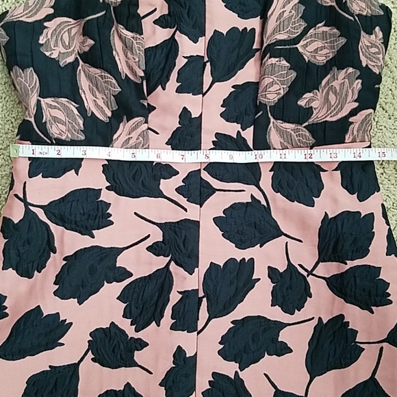 Ann Taylor Sz 4 Dusty Pink and Navy Dress - Picture 7 of 7